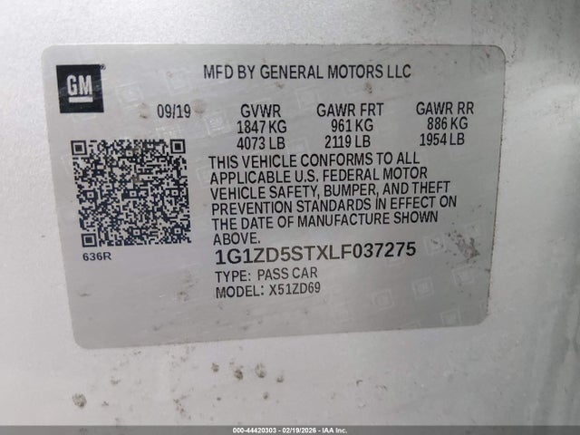 CHEVROLET MALIBU FWD LT - 9