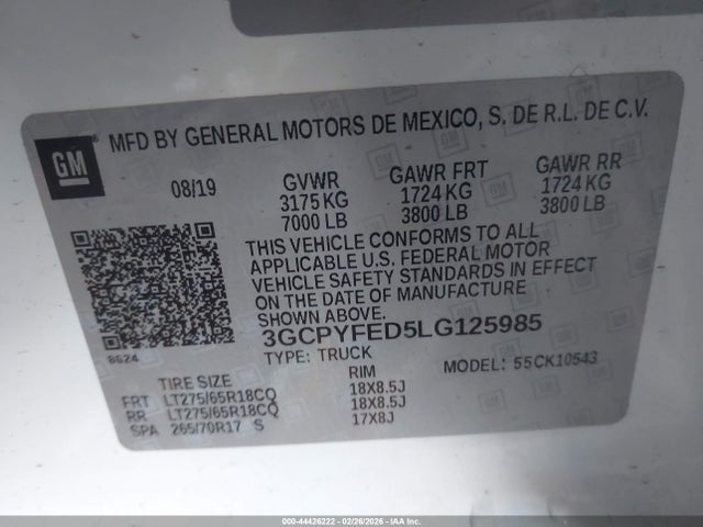 CHEVROLET SILVERADO 1500 4WD SHORT BED LT TRAIL BOSS - 9