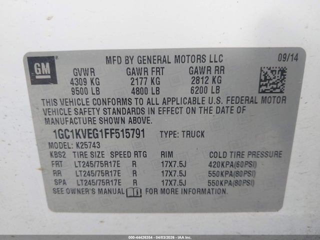 CHEVROLET SILVERADO 2500HD LT - 9