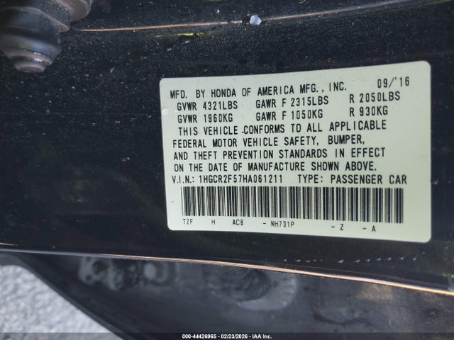 HONDA ACCORD SPORT - 9