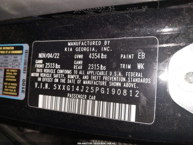 KIA K5 LXS - 9