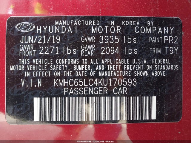 HYUNDAI IONIQ HYBRID BLUE - 9