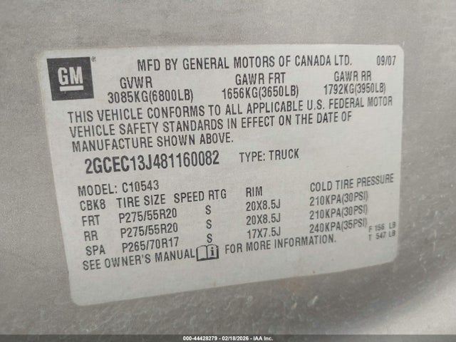 CHEVROLET SILVERADO 1500 LT1 - 9