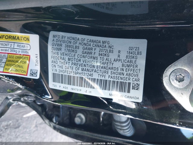 HONDA CIVIC SPORT - 9