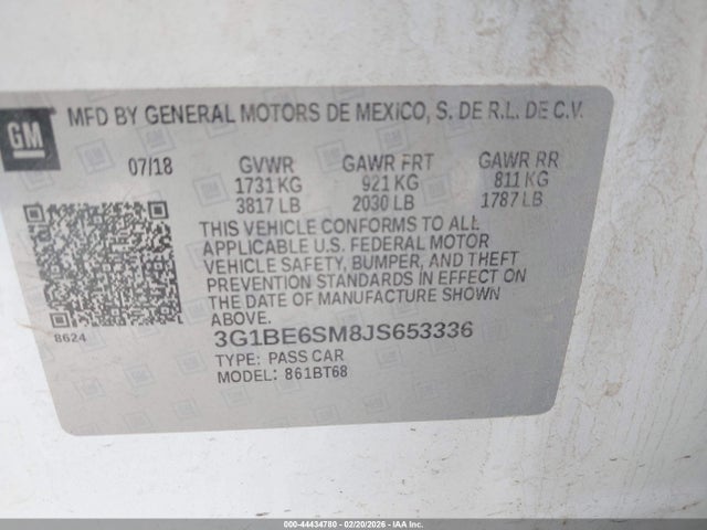 CHEVROLET CRUZE LT AUTO - 9