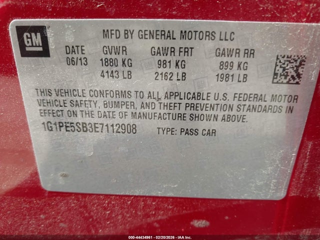 CHEVROLET CRUZE 2LT AUTO - 9