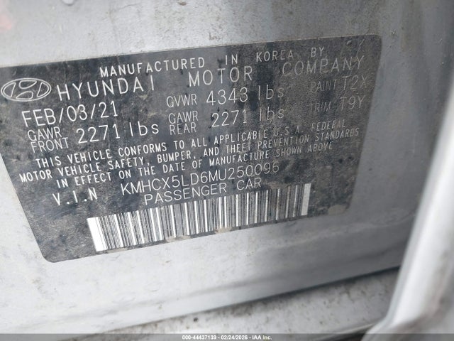 2021 Hyundai IONIQ PLUG-IN HYBRID LIMITED 照片 9