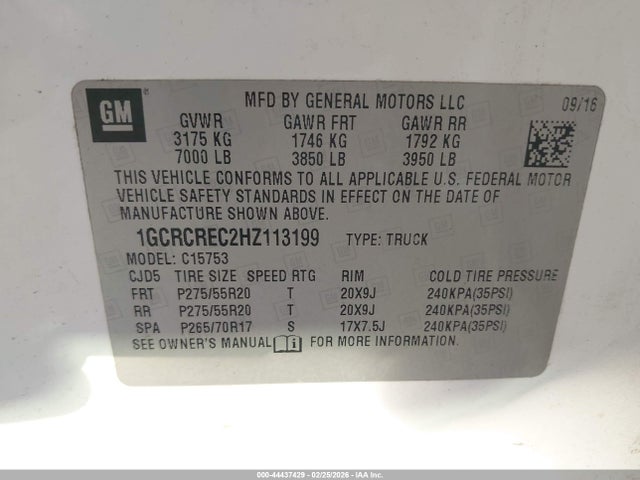 CHEVROLET SILVERADO 1500 1LT - 9