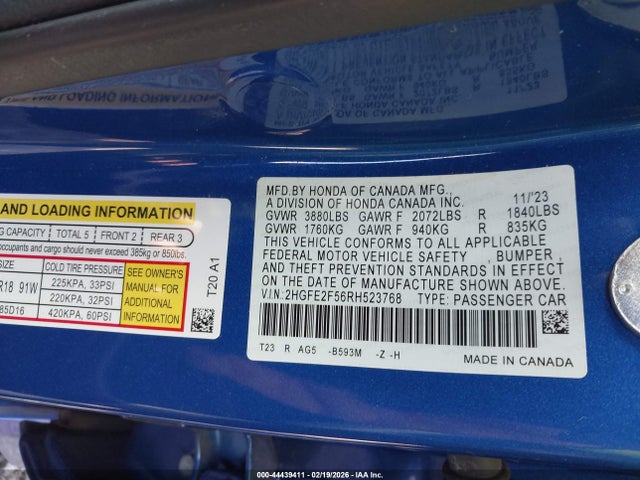 HONDA CIVIC SPORT - 9