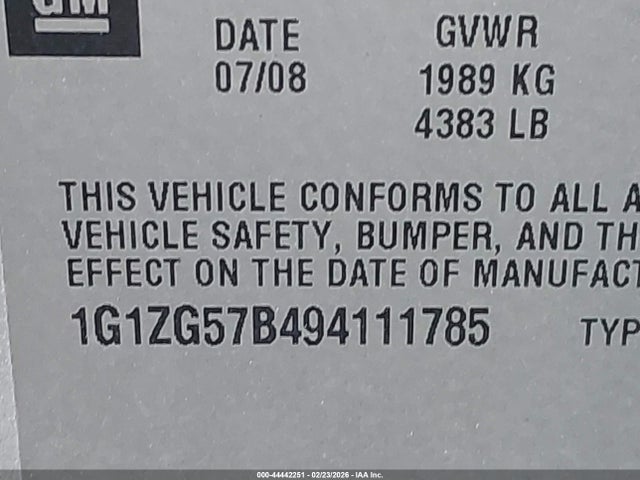 CHEVROLET MALIBU LS - 9