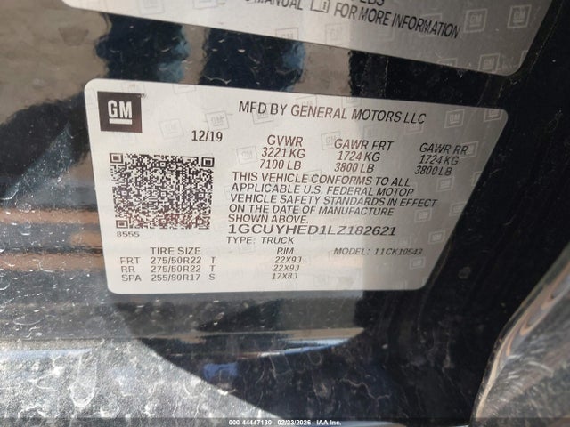 CHEVROLET SILVERADO 1500 4WD SHORT BED HIGH COUNTRY - 9