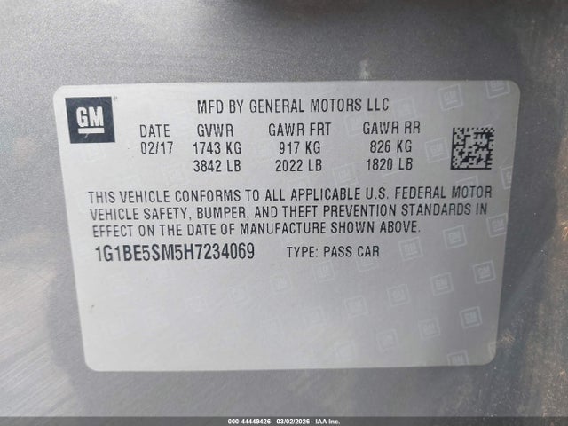 CHEVROLET CRUZE LT AUTO - 9