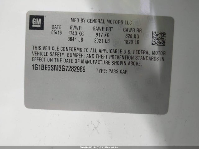 CHEVROLET CRUZE LT AUTO - 9