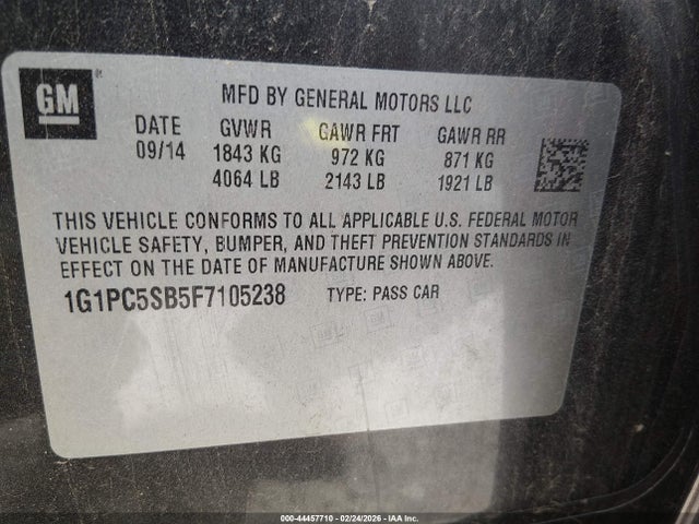 CHEVROLET CRUZE 1LT AUTO - 9