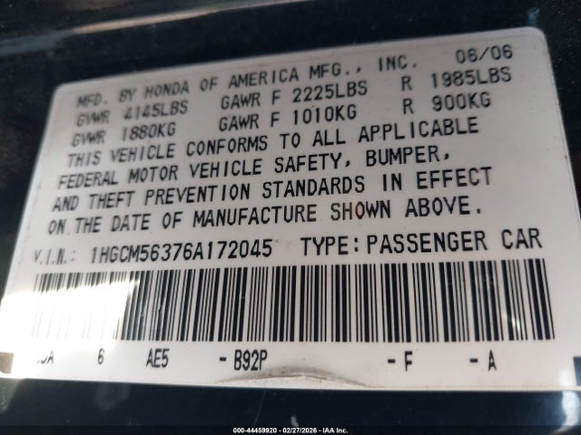 HONDA ACCORD 2.4 SE - 9