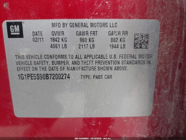 CHEVROLET CRUZE LT - 9