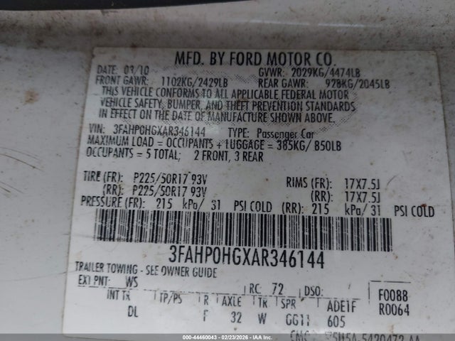 FORD FUSION SE - 9