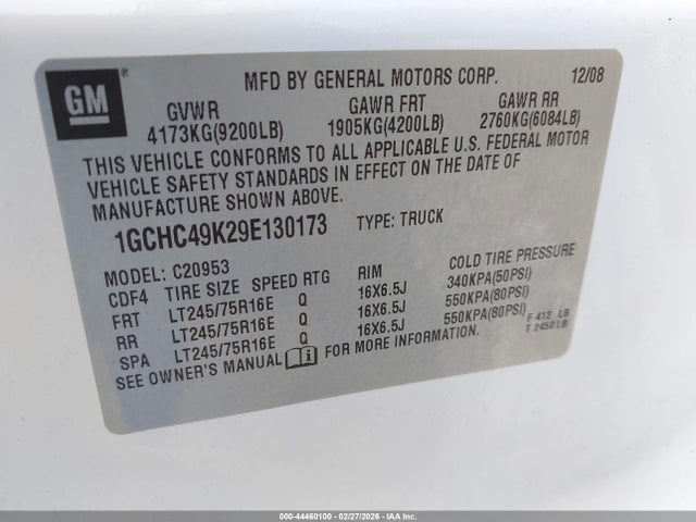 CHEVROLET SILVERADO 2500HD WORK TRUCK - 9