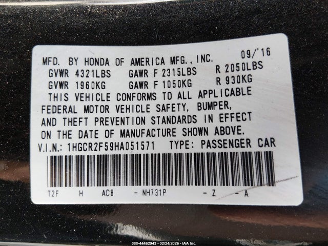 HONDA ACCORD SPORT - 9