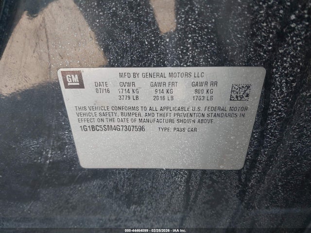 CHEVROLET CRUZE LS AUTO - 9