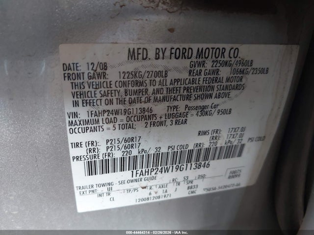FORD TAURUS SEL - 9