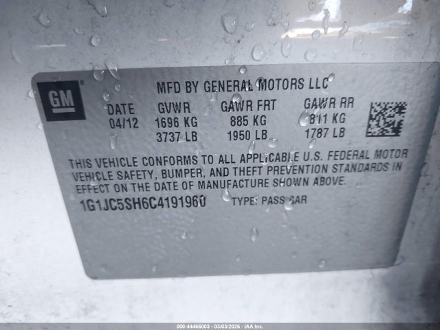 CHEVROLET SONIC 2LT - 9