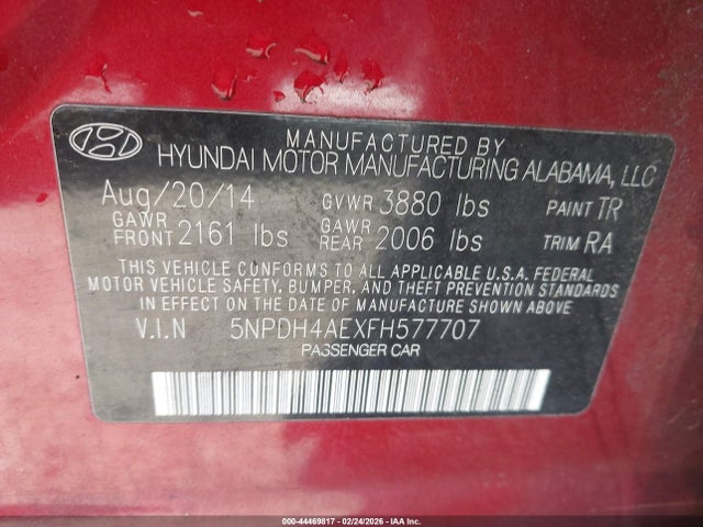 HYUNDAI ELANTRA SE - 9