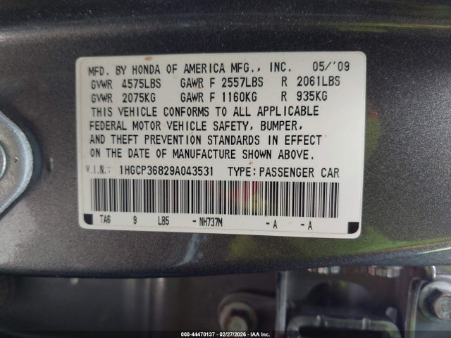 HONDA ACCORD 3.5 EX-L - 9