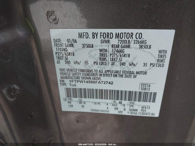 FORD F-150 FX4/LARIAT/XLT - 9