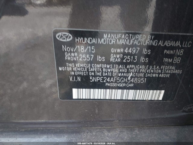 HYUNDAI SONATA SE - 9