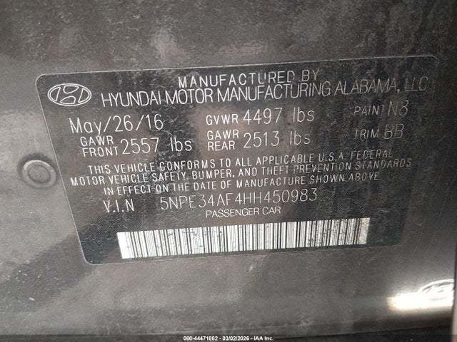 HYUNDAI SONATA SPORT - 9