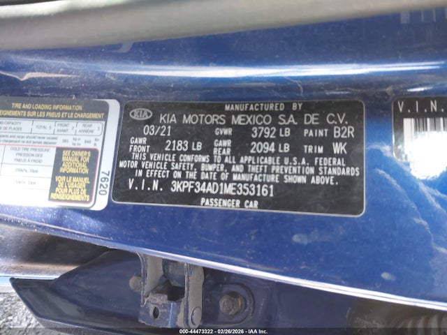 2021 KIA FORTE GT-LINE 照片 9