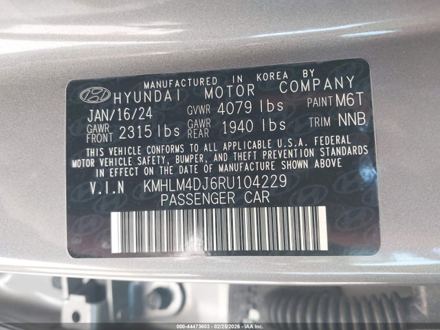 HYUNDAI ELANTRA HYBRID BLUE - 9