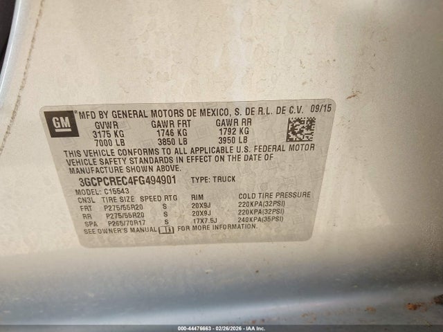 CHEVROLET SILVERADO 1500 1LT - 9