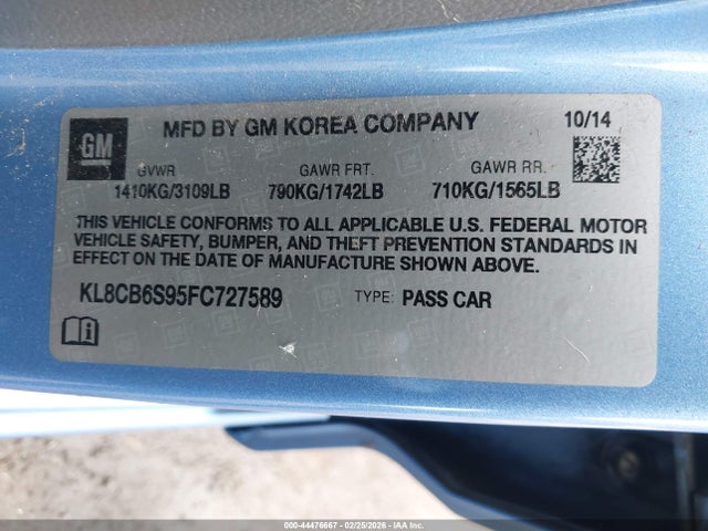 CHEVROLET SPARK LS CVT - 9