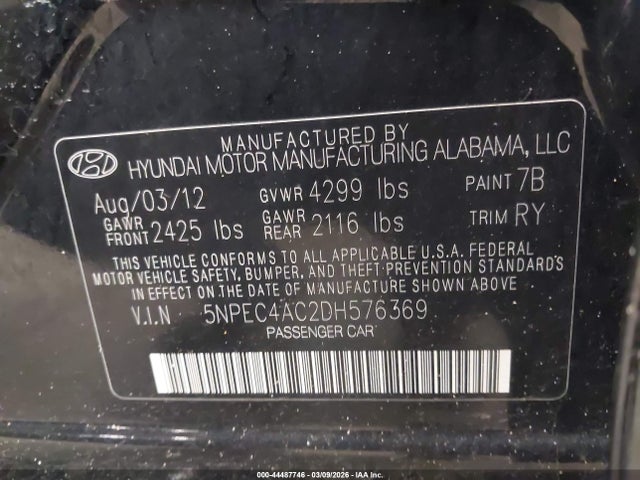 HYUNDAI SONATA LIMITED - 9