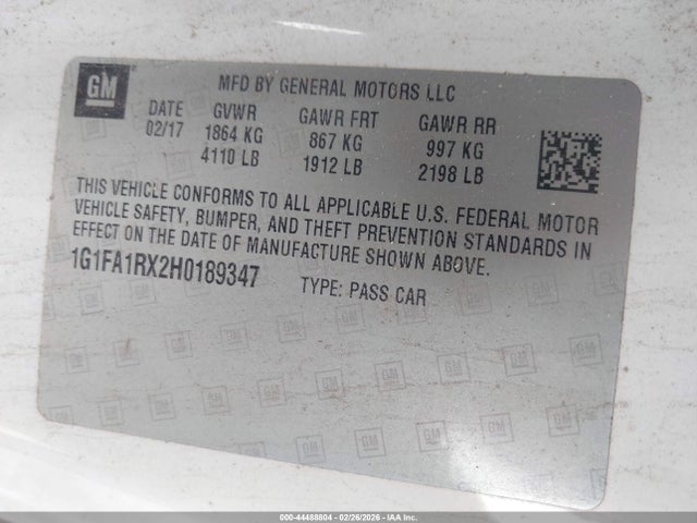 CHEVROLET CAMARO 1LS - 9