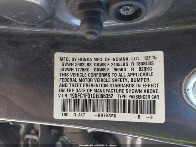 HONDA CIVIC EX-T - 9