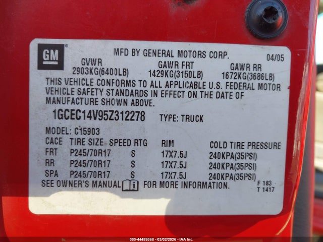 CHEVROLET SILVERADO 1500 WORK TRUCK - 9