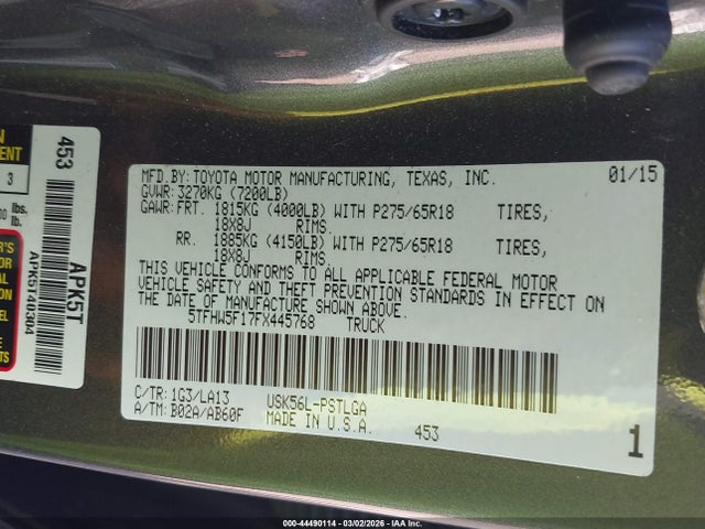 TOYOTA TUNDRA - 9