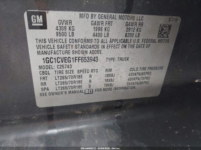 CHEVROLET SILVERADO 2500HD LT - 9