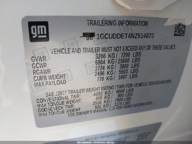 CHEVROLET SILVERADO 1500 - 9