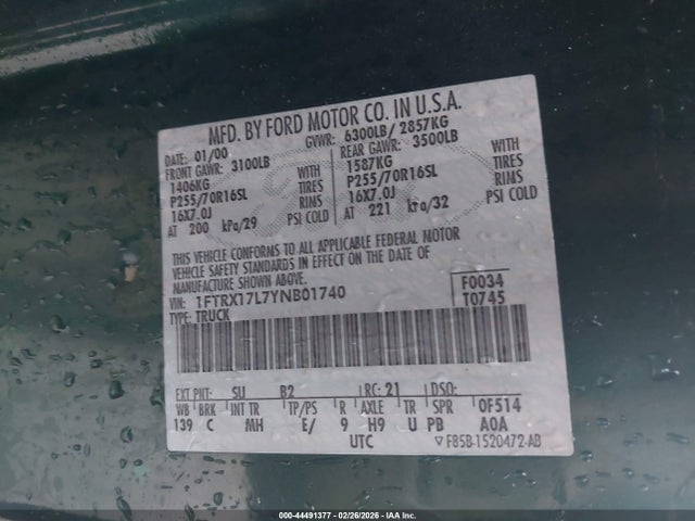 FORD F-150 LARIAT/WORK SERIES/XL/XLT - 9
