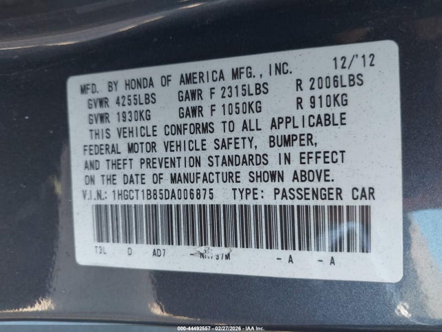 HONDA ACCORD EX-L - 9