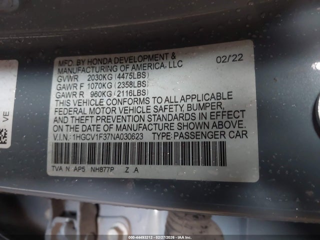 HONDA ACCORD SPORT - 9