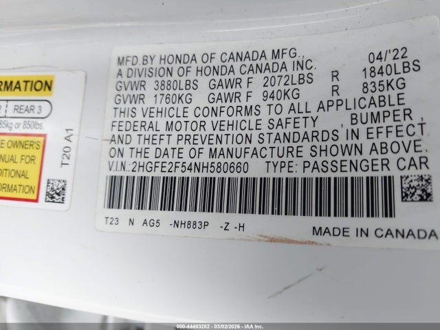 HONDA CIVIC SPORT - 9