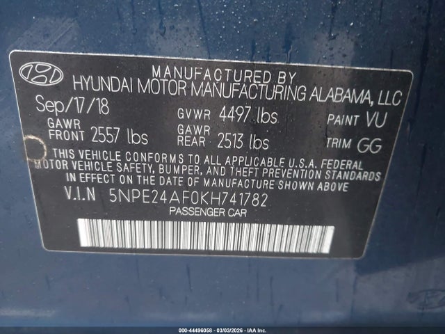 HYUNDAI SONATA SE - 9