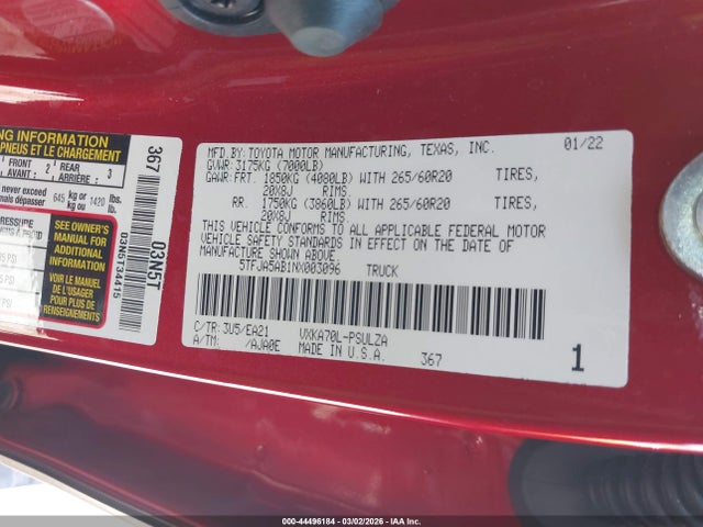 TOYOTA TUNDRA - 9