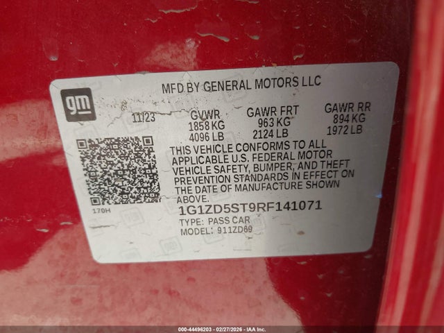 CHEVROLET MALIBU FWD 1LT - 9