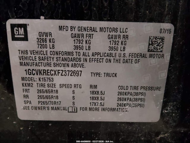 CHEVROLET SILVERADO 1500 - 9